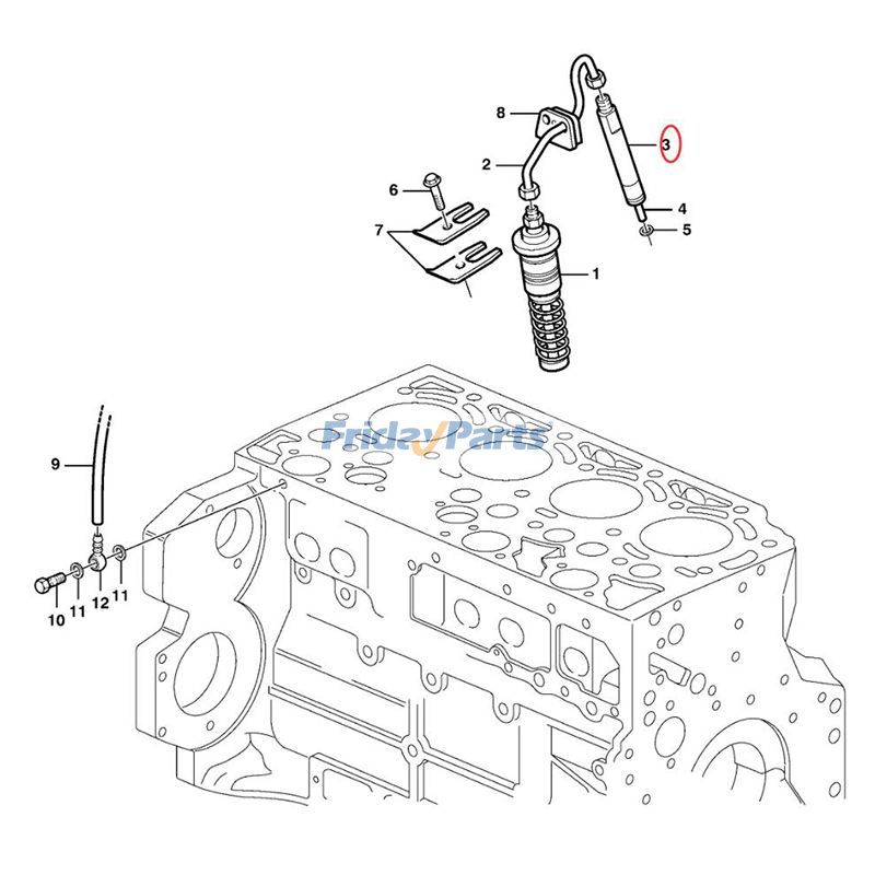 Parte para Excavadora,Pala cargadora