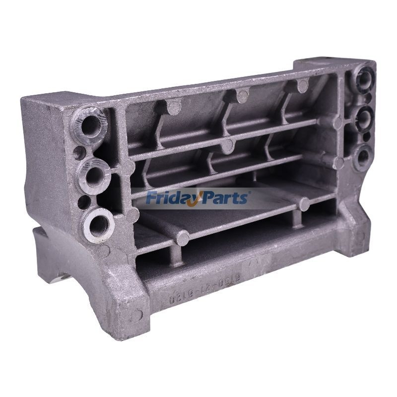 Fuel Injector Bracket Fuel Injection Bracket 6150-21-6120 for Komatsu Engine 6D125 Excavator ...