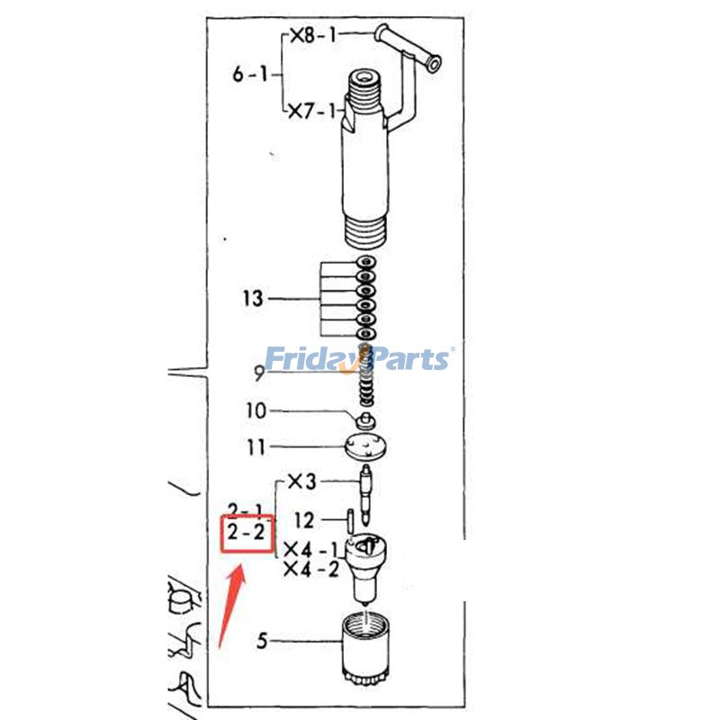 FridayParts Kraftstoffeinspritzdüse