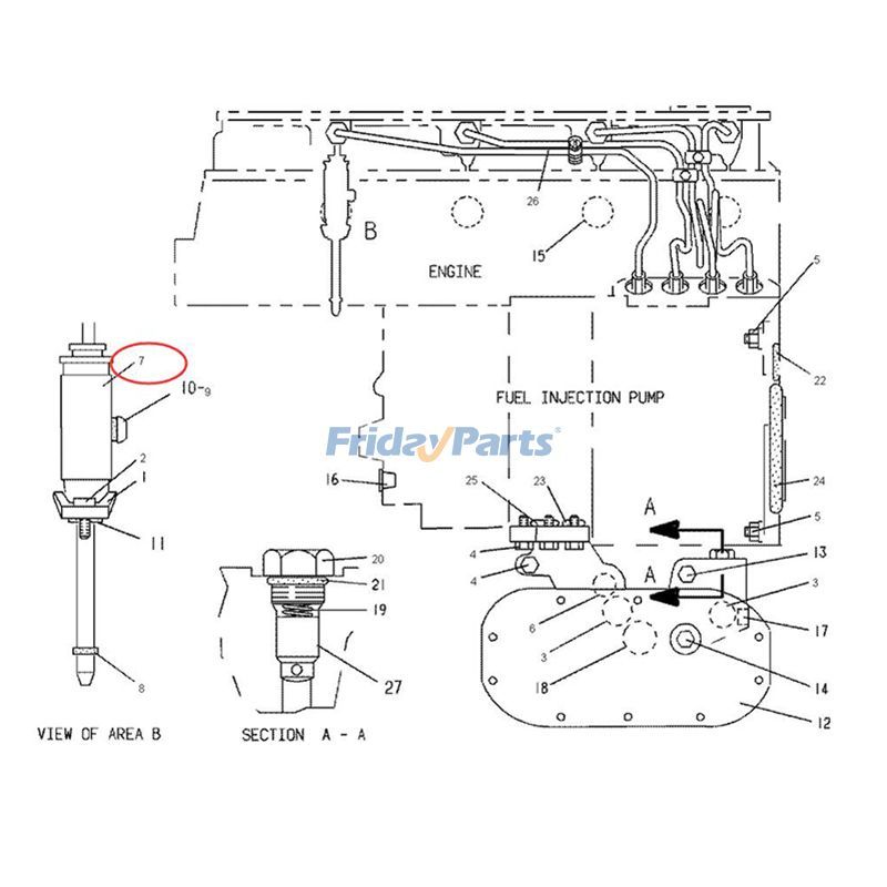 4 Stück Kraftstoffeinspritzdüsen Bleistiftdüsen Säule CATbei FridayParts kaufen