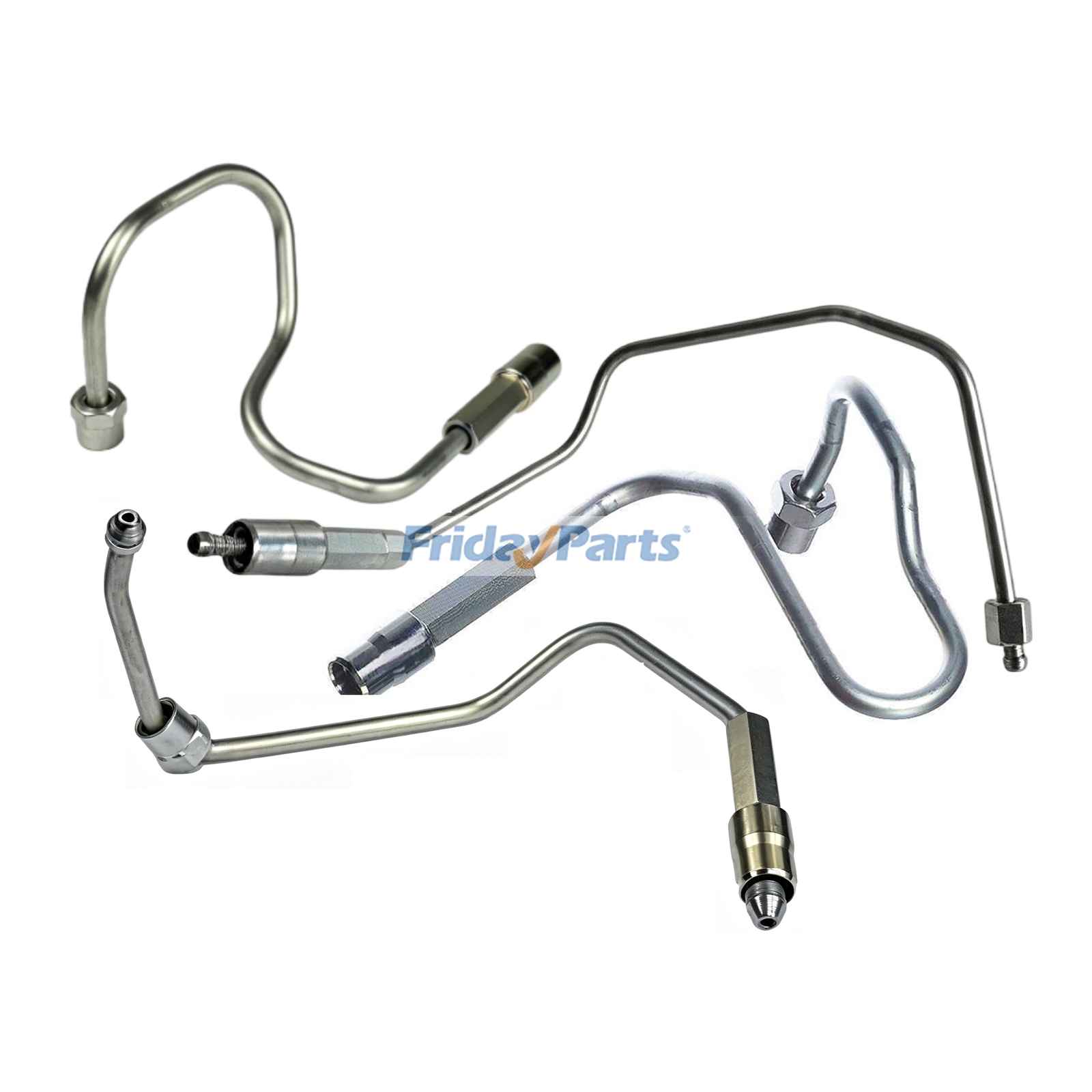 Fuel Injection Pipe 02/802256 02/802257 02/802258 02/802259 for Isuzu Engine 4HK1 JCB Excavator JS175WT3 JS190T3 JS200 JS200WT3 JS210 JS235 JS240 JS260 JZ235 JZ255