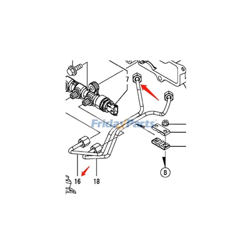 Fuel Injection Pipe for Engine