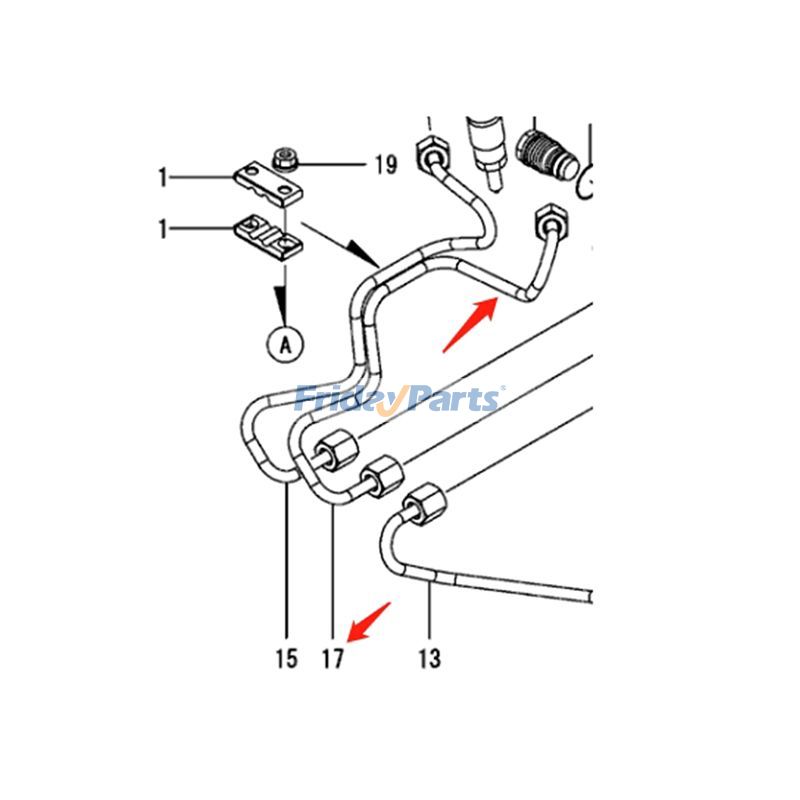 FridayParts Einspritzleitung