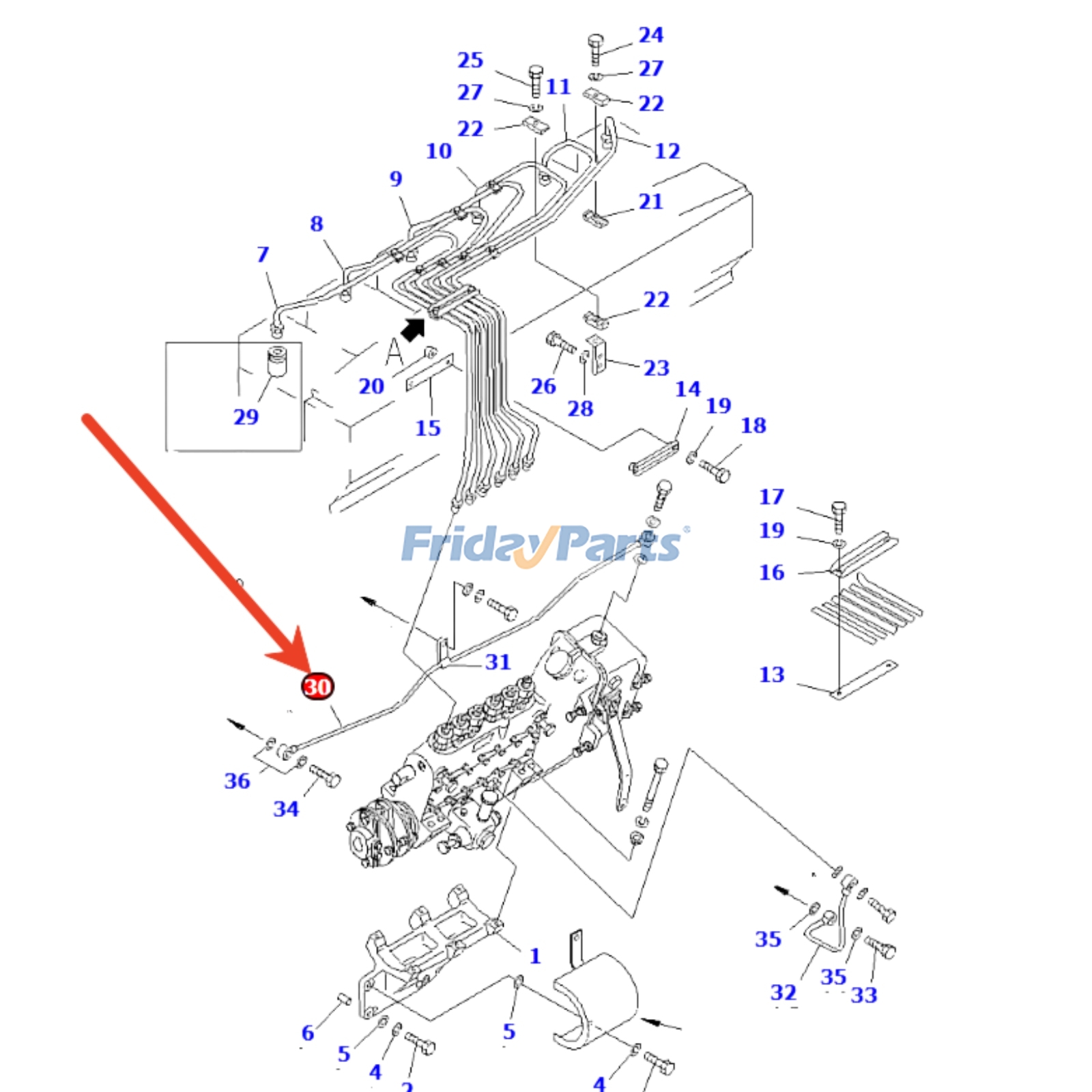 Tuyau d'injection de carburantpour Moteur,Générateur