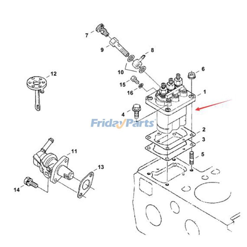 Fuel Injection Pump For BOBCAT Excavator