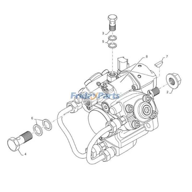 Pompe d'injection de carburant de FridayParts