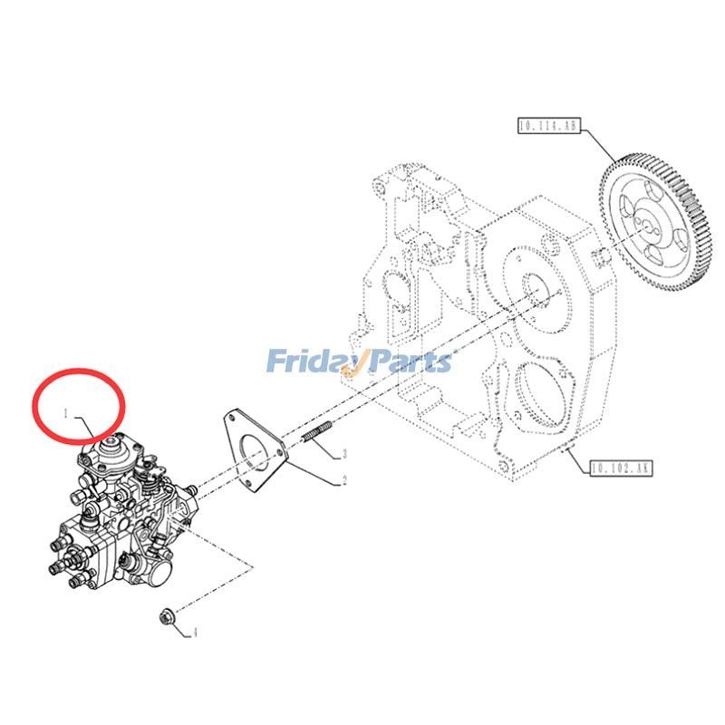 Fuel Injection Pump for Excavator