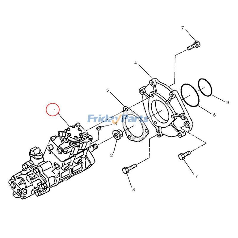 Fuel Injection Pump 358-9085 for Caterpillar CAT Engine C4.2 Excavator 314DLCR 315DL 319D 311DLRR 312D 314DCR for less