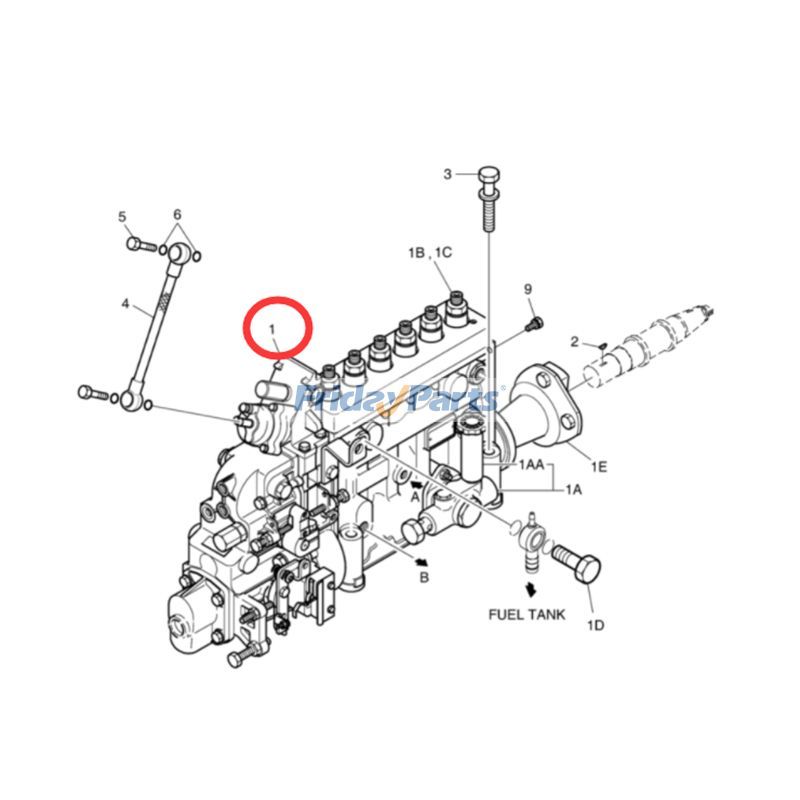 FridayParts Fuel Injection Pump Daewoo