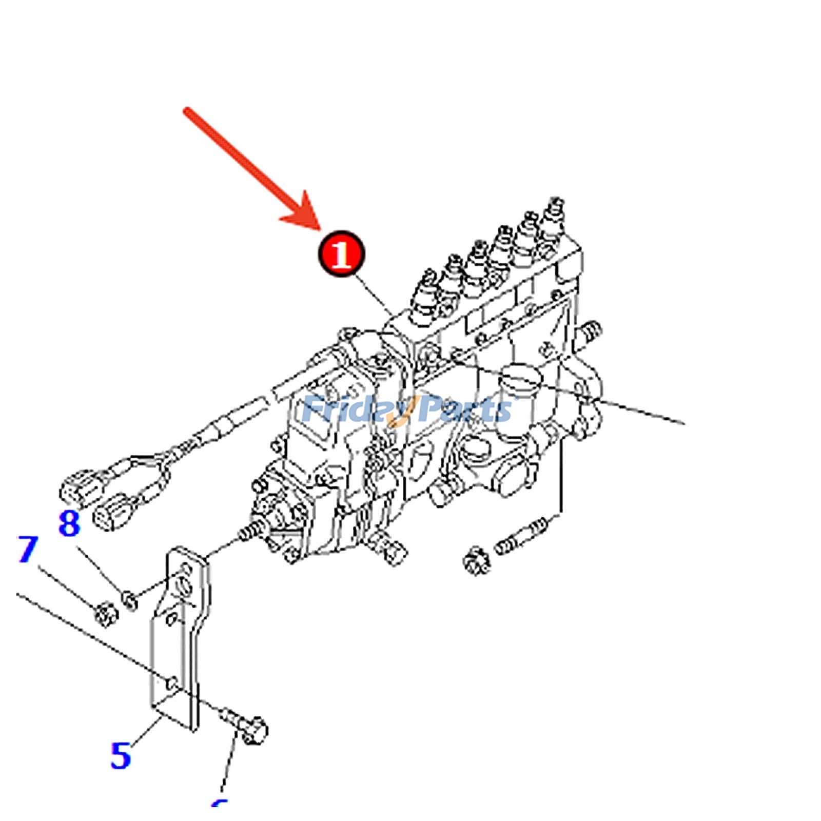 FridayParts Kraftstoffeinspritzpumpe
