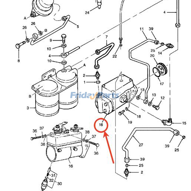 Fuel Injection Pump for Loader
