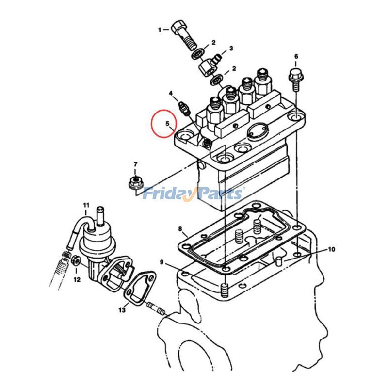 Kraftstoffeinspritzpumpenbaugruppefür LaderFür BOBCAT
