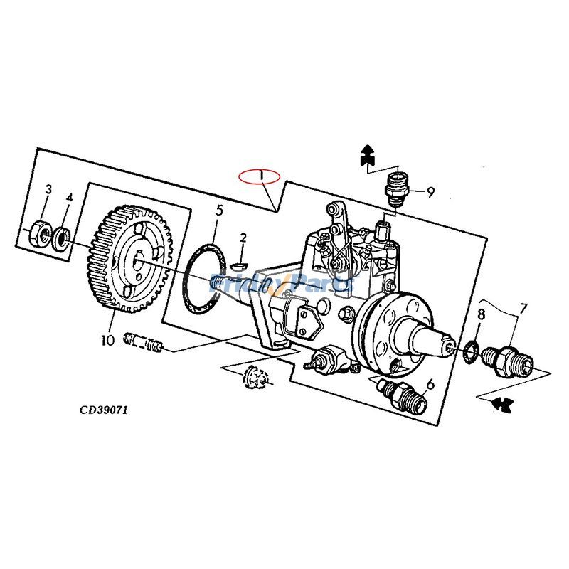 Fuel Injection Pump 4045 for Engine,Tractor