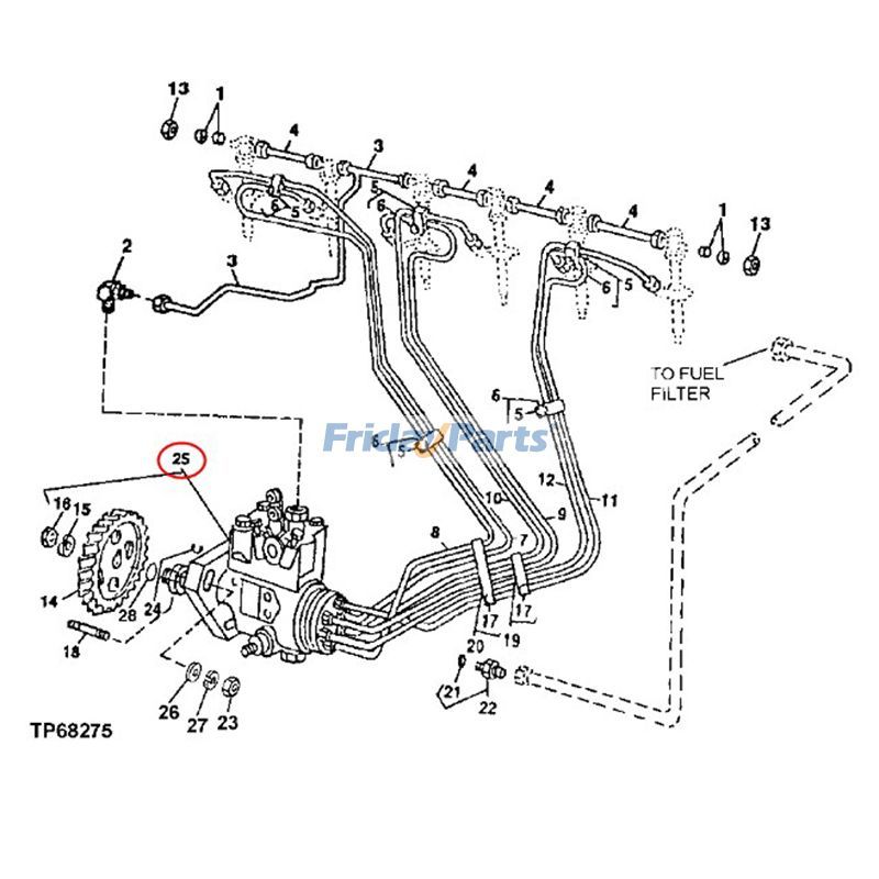 Fuel Injection Pump Backhoe for Engine,Loader