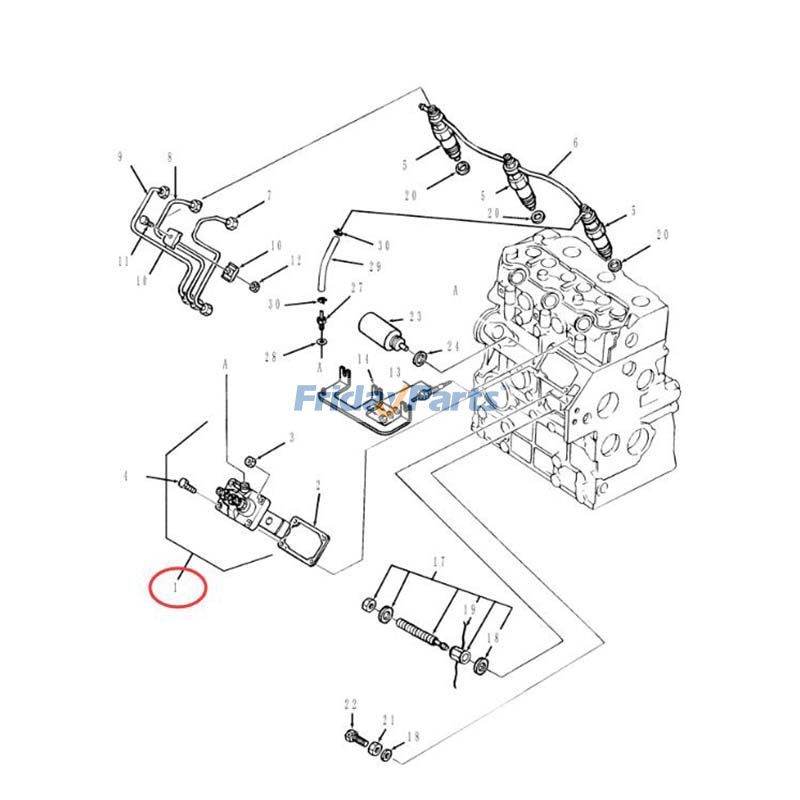 Einspritzpumpefür Mäher,TraktorFür New Holland