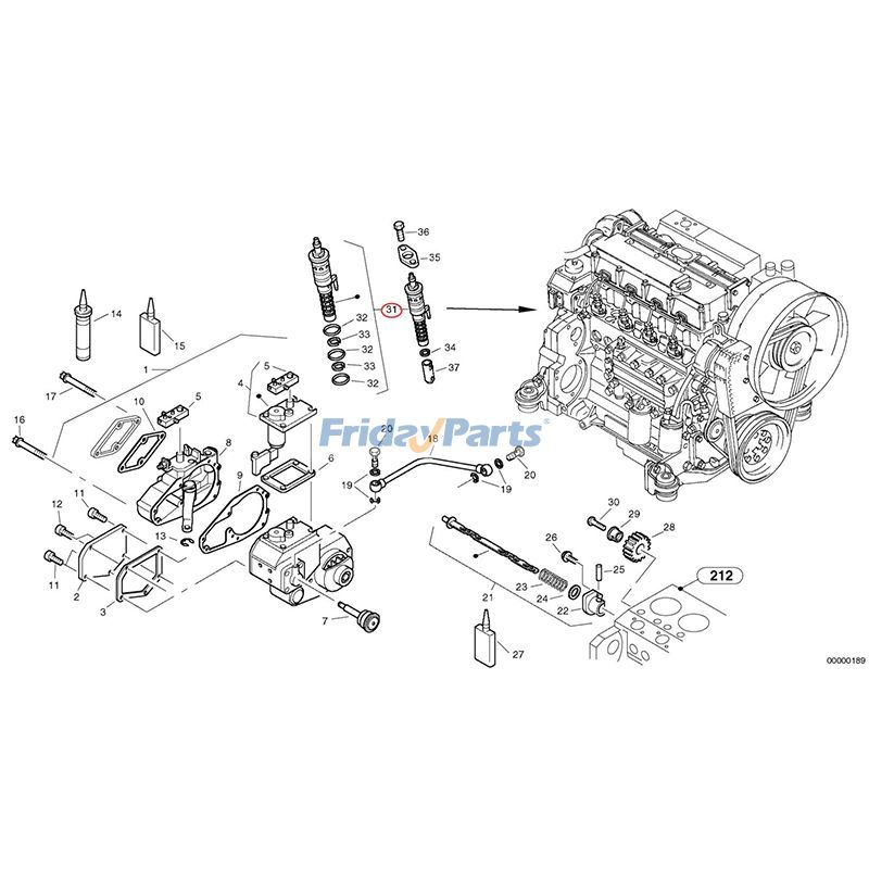  Fuel Injection Pump Penta For VOLVO