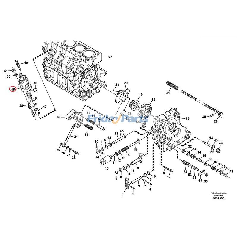 Einspritzpumpenradfür Bagger,LaderFür VOLVO