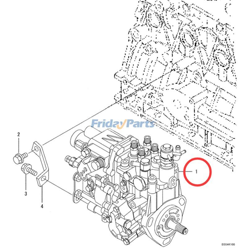 Fuel Injection Pump Kobelco for Excavator