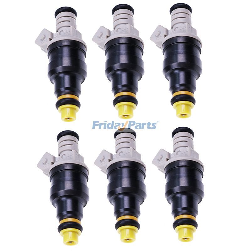 6Pcs Fuel Injector 0280150846 0280150842 0280150563 for 1989-1997 Ford Thunderbird 3.8L V6 4.6L TRE-1600-B-1