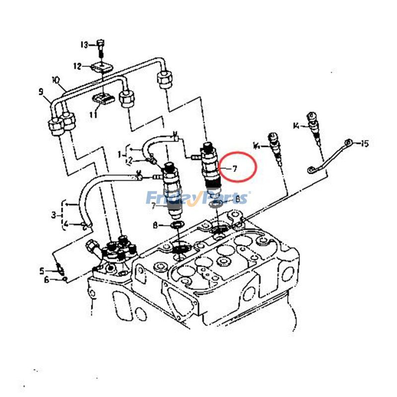 Fuel Injector for Engine
