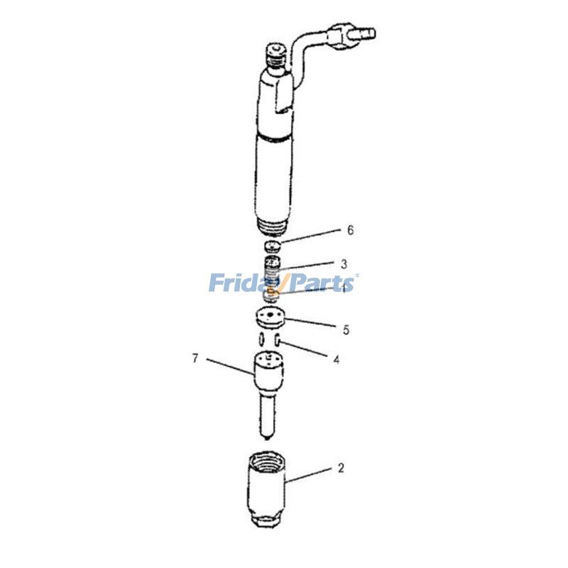 Einspritzventil 1932749 für Caterpillar-Motor 3064 3066 Bagger CAT 311C 312C 320Cfür Für CAT