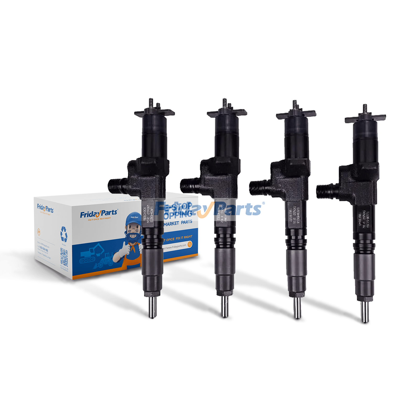 Fuel Injector 1J508-53052 1J508-53070 1J508-53074 for Kubota Engine V3800 Tier 4 Compact Track Loader SVL95 SVL97