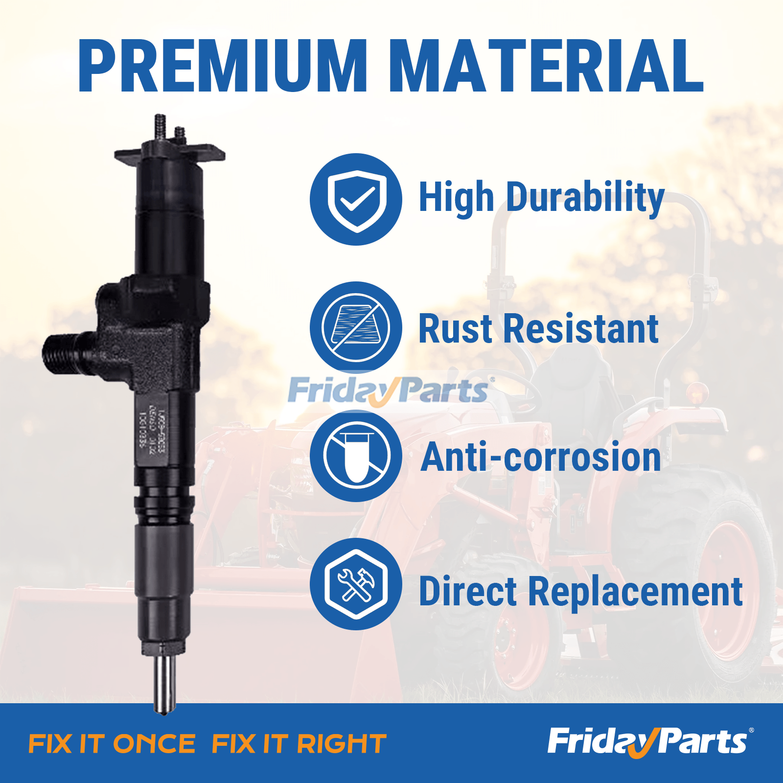 KUBOTA用燃料インジェクター