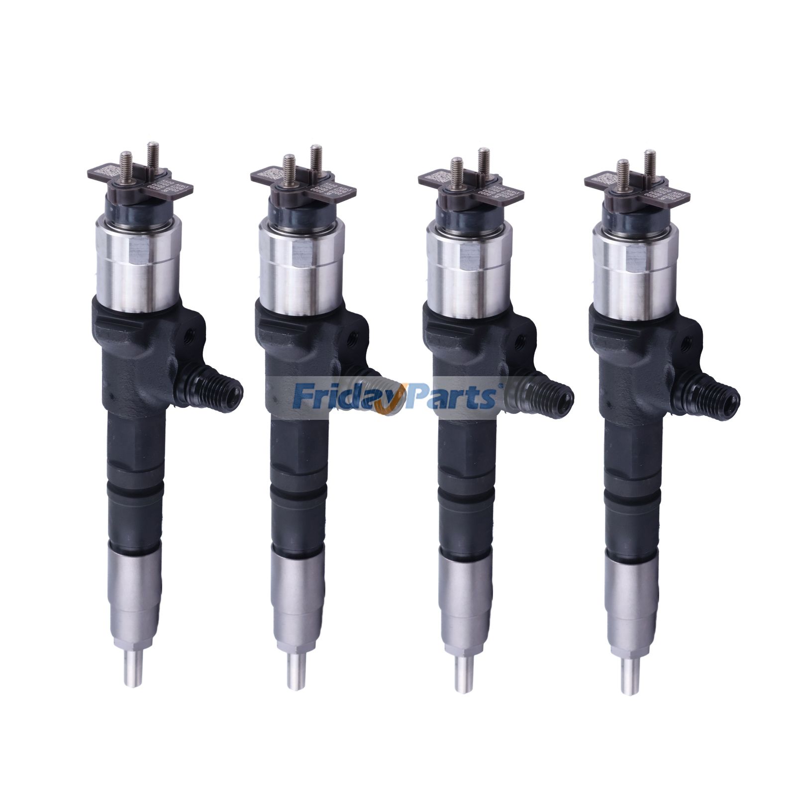 4 Pieces Fuel Injector 1J520-53050 1J520-53051 for Kubota M7 Series Engine V6108 Tractor M126GX M7131 M135GX M7151