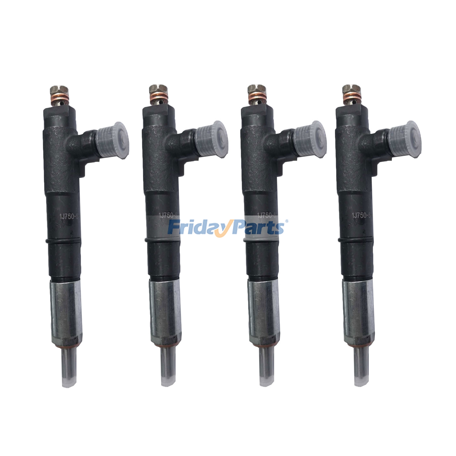 Injecteur de carburant 1J750-53000, 4 pièces, pour moteur Kubota V3307, tracteur KX080-3T, excavatrice Caterpillar CAT 308E