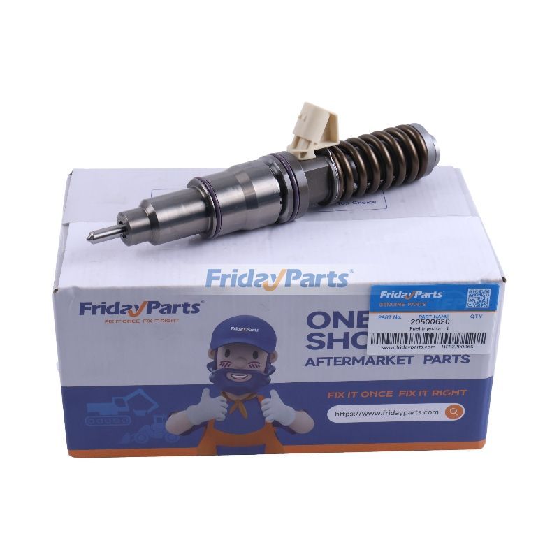 Fuel Injector 20500620 for Volvo Engine D9A D9A260 D9A300 Excavator EC330 EC360B EC460