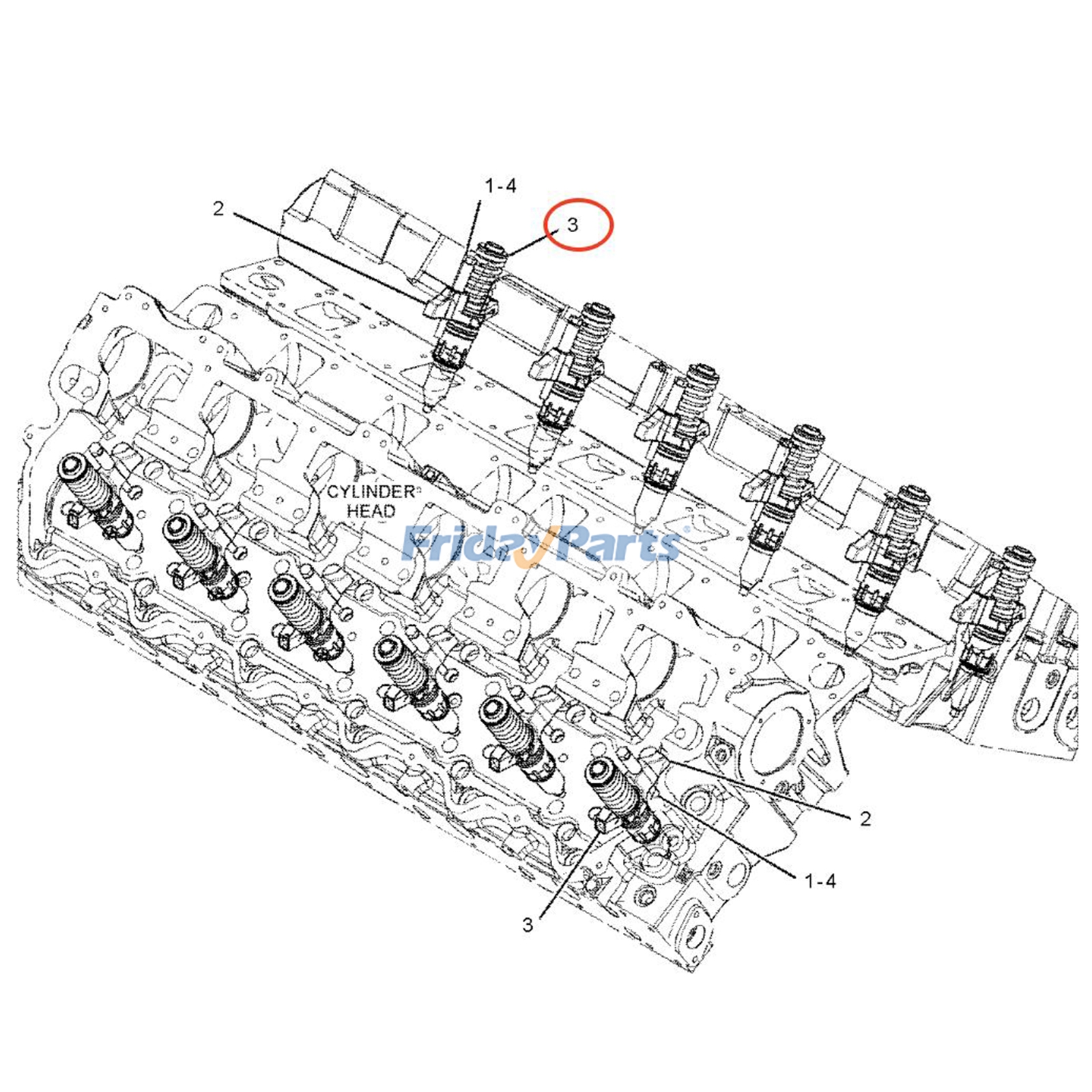 FridayParts Kraftstoffeinspritzdüse