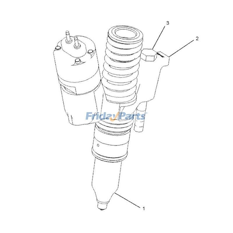Fuel Injector 249-0705 for Caterpillar CAT Engine C13 Excavator 349 352 ...
