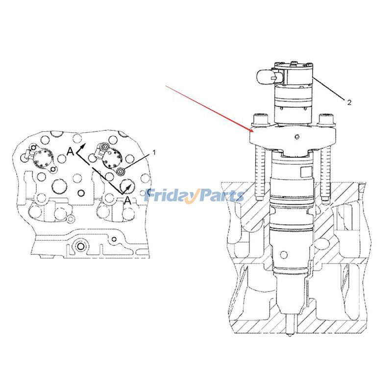 FridayParts Fuel Injector