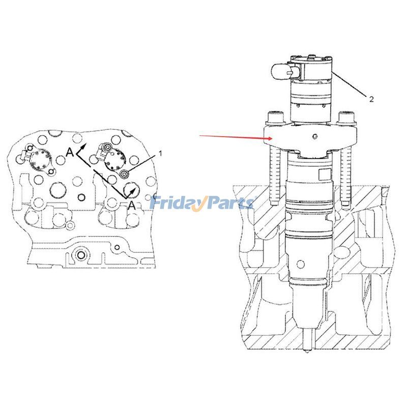 Fuel Injectorerpillar CAT Wheel Scraper for Excavator