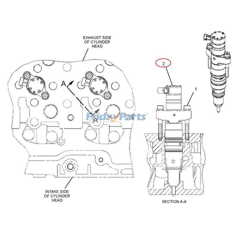 Inyector de combustible 328-2573 para tractor de orugas Caterpillar CAT Engine C9 D6R D6R III D6T D7R D7R LGP D7R XR Para CAT