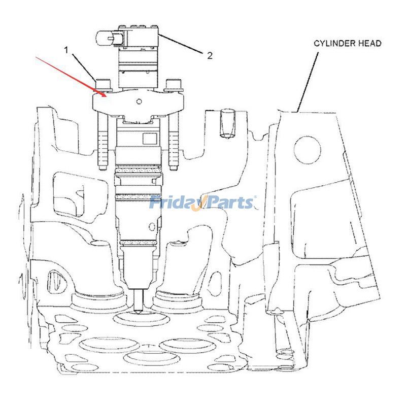 Inyector de combustible 328-2586 para Caterpillar CAT Engine C7 Skidder 545C Forwarder 584 584HD Para CAT
