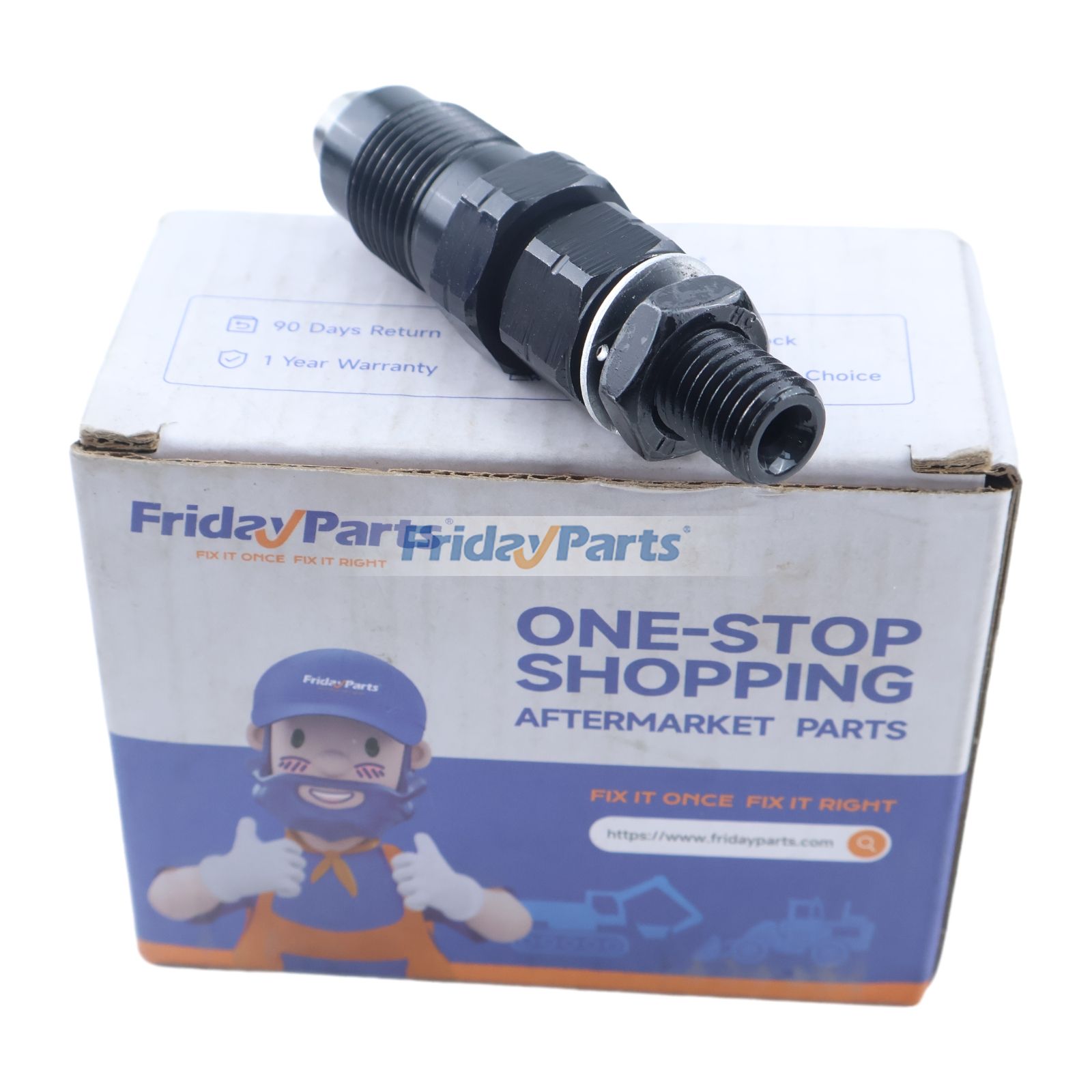 Fuel Injector 3758814M91 for Massey Ferguson MF1533 MF1540 1526 Challenger MT265B MT275B Tractor