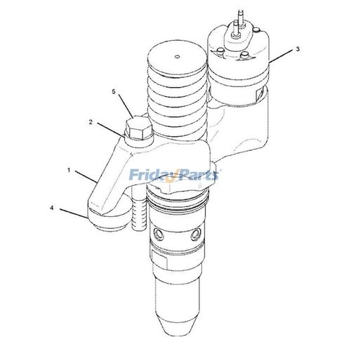 3922162 Fuel Injector 392-0211 for Caterpillar CAT Engine 3512B 3516B Excavator ...