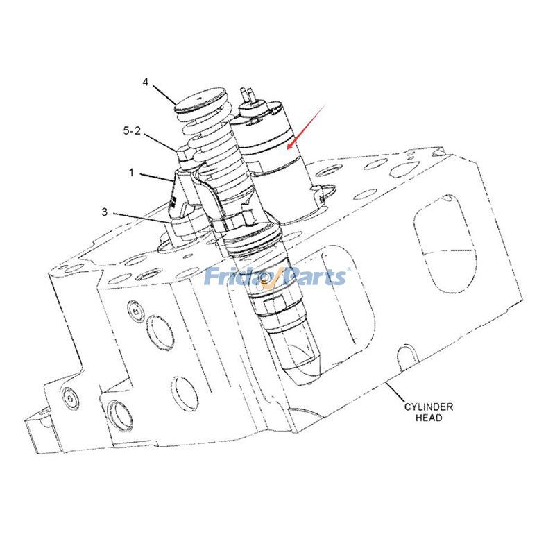 FridayParts Einspritzdüsensäule CAT