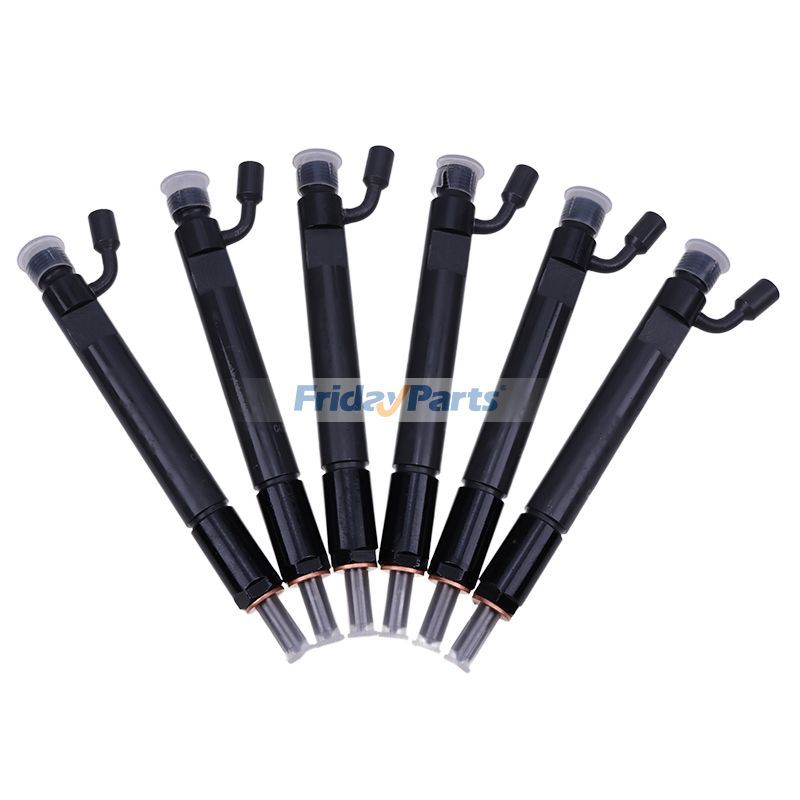 6Pcs Fuel Injector 4089277 3938431 for Cummins 6C8.3 ISC ISL Engine Hyundai HL760-9S Wheel Loader CASE 1850K New Holland DC180.B Dozer