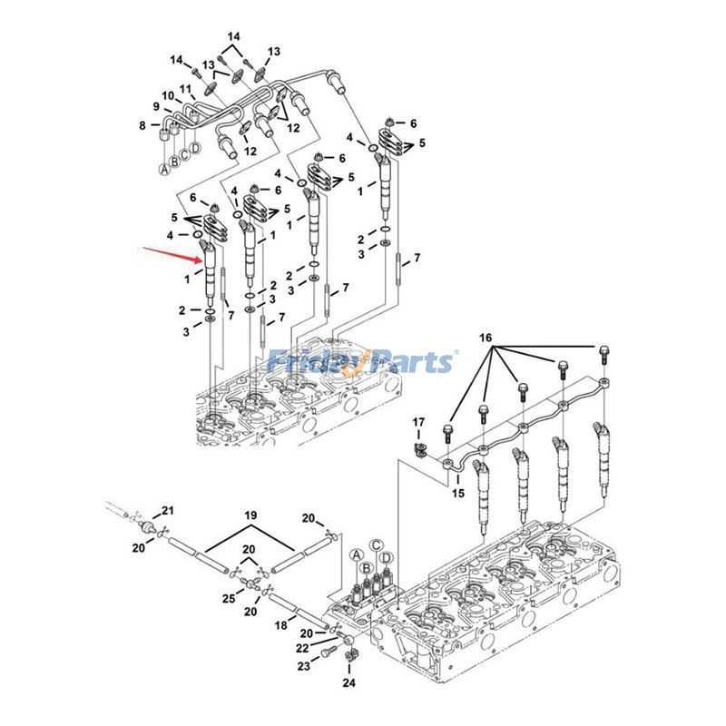 Einspritzdüsenfür Motor,LaderFür BOBCAT