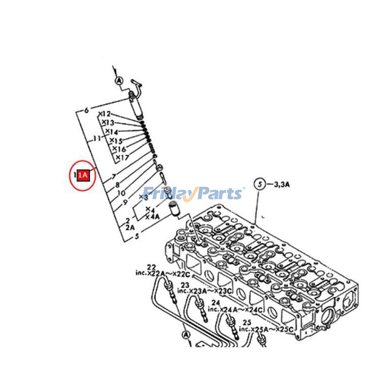 Einspritzdüsenfür Motor