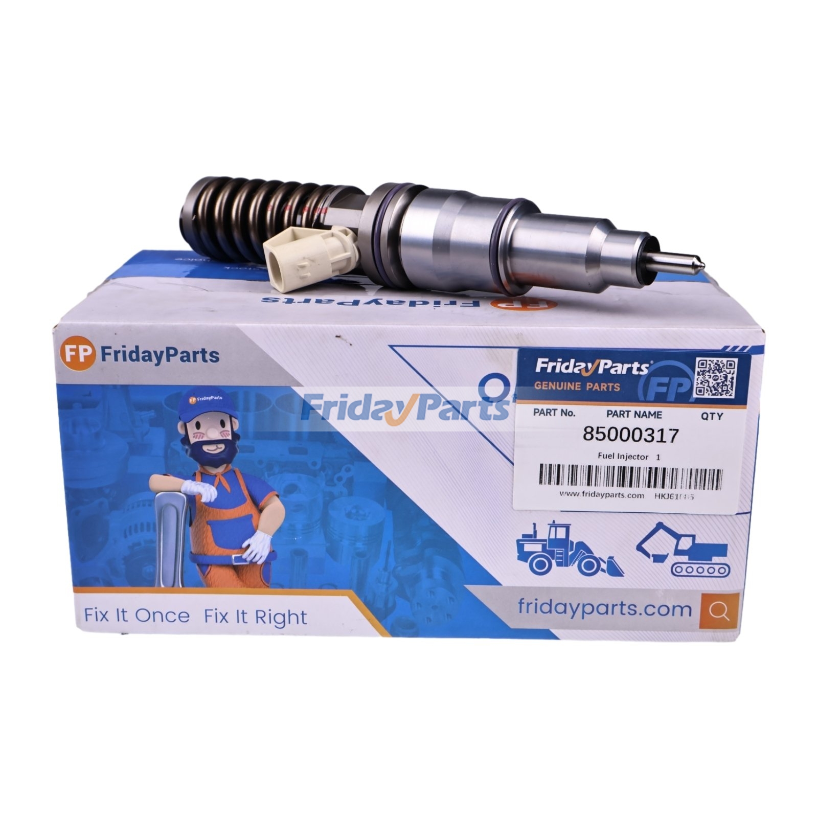 Fuel Injector 85000317 20544184 for Volvo Engine D16 D16C D16E Truck FH16