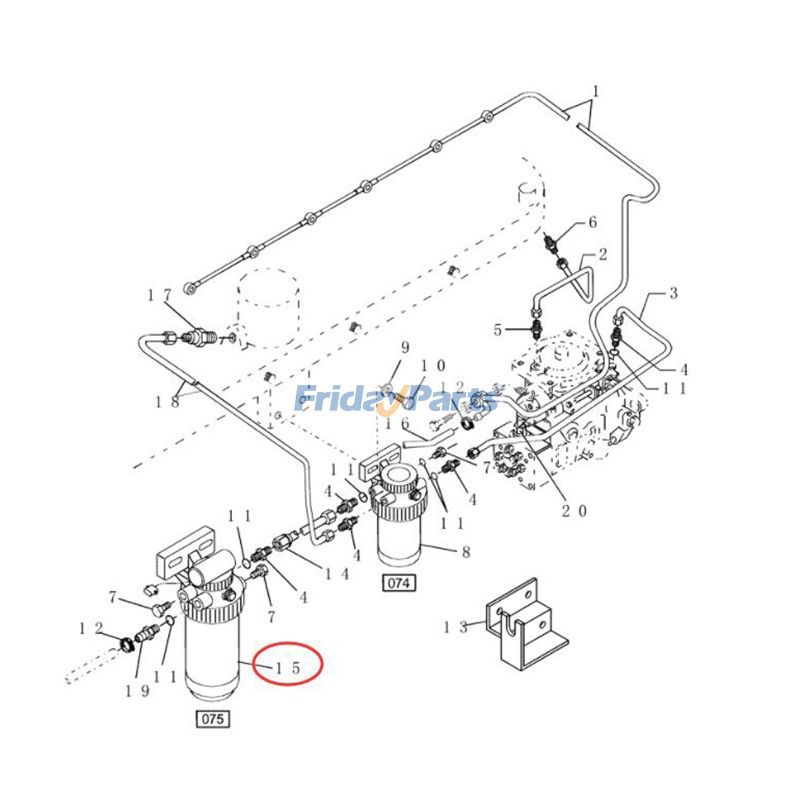 Kraftstofffilterbaugruppebei FridayParts kaufen