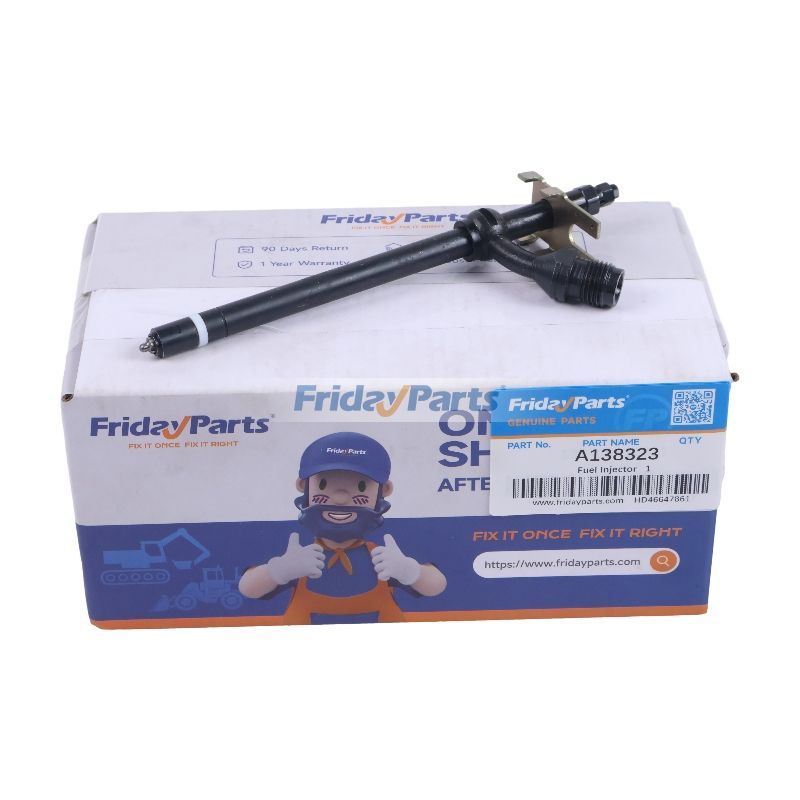 Injetor de combustível A138323 A76193 para motor CASE 504DT 504BDT Escavadeira 50 Trator 1270 1370 2470