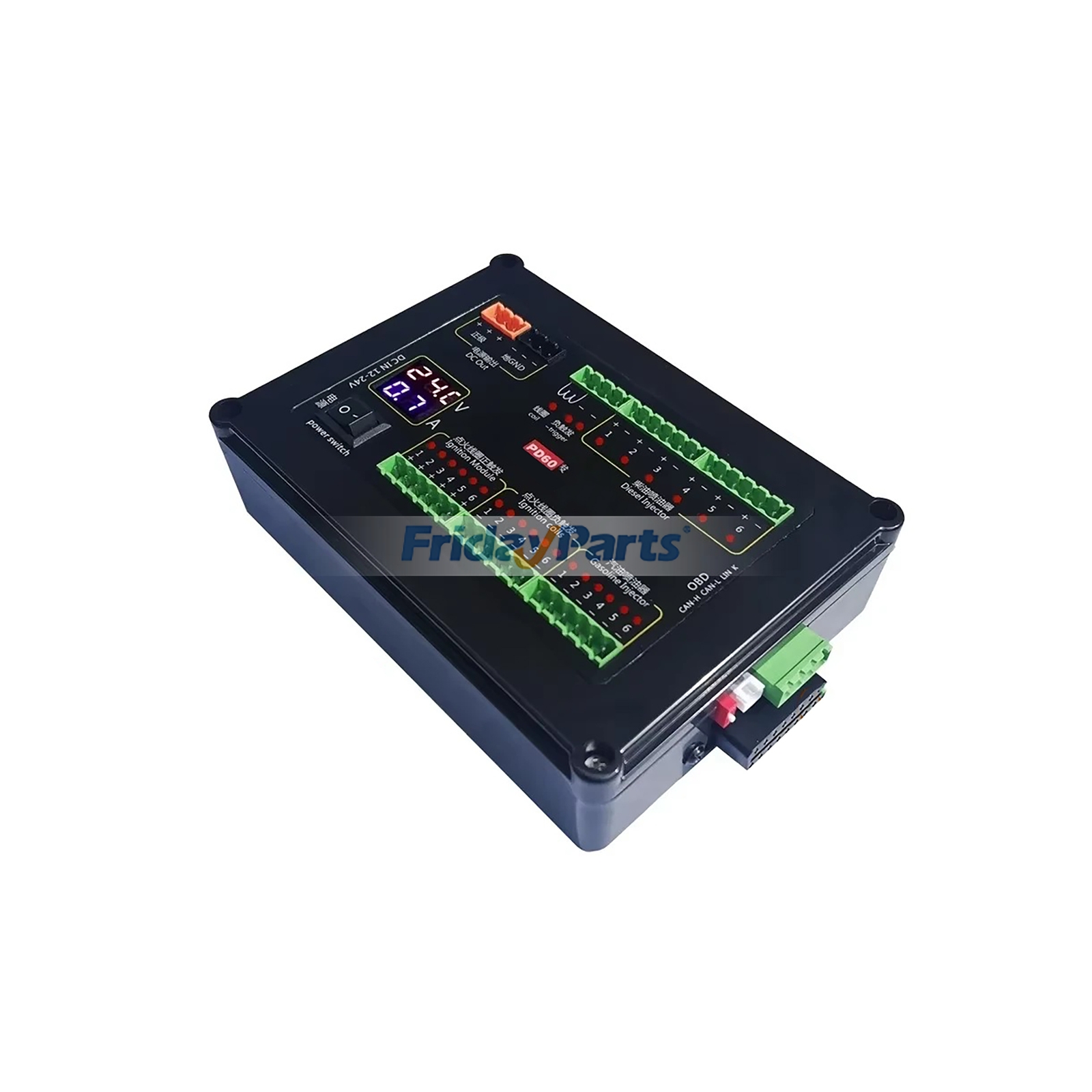 Fuel Injector Ignition Simulator ECU Maintenance Platform Testing Equipment AM-PD60