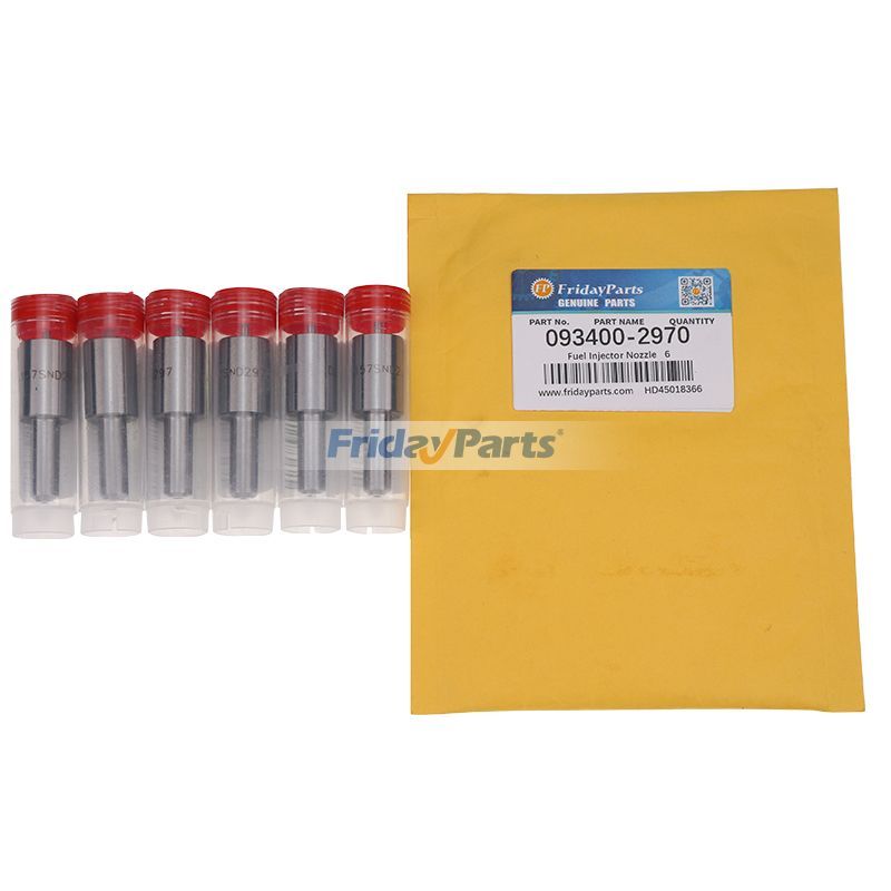 6 Pcs Fuel Injector Nozzle 093400-2970 DLLA157SND297 for Hino J05C J08C Engine