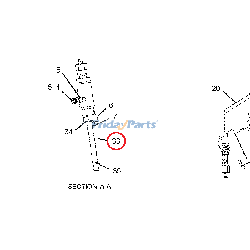 Fuel Injector Nozzleerpillar CAT for Excavator
