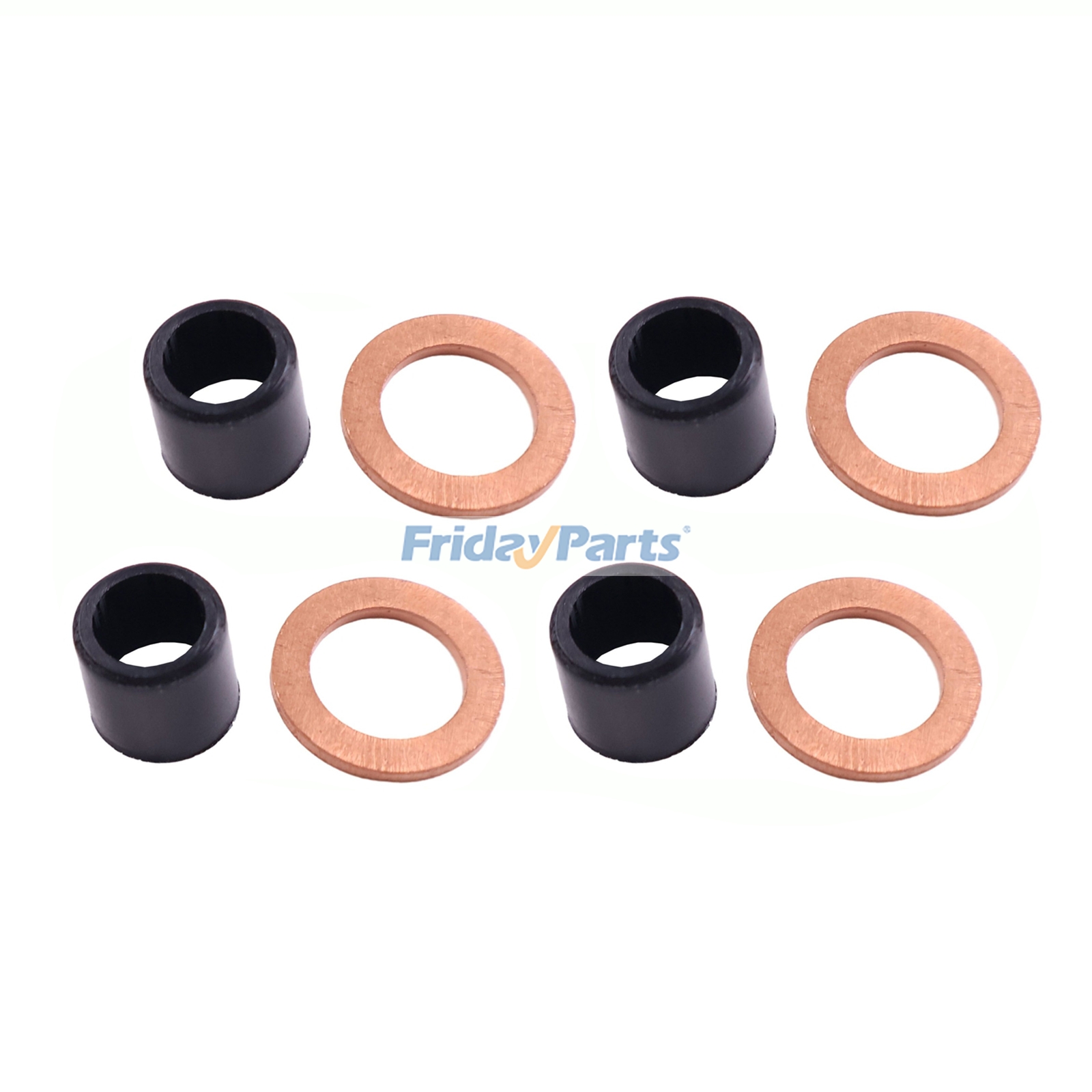 Fuel Injector Nozzle Protector and Seat Kit 119625-11870 119625-11880 for Yanmar Engine 3JH2 3TN75L 3TN82L 3TN84L 3TNE82A 4JH2 4JH3 4TNE84 4TNE88 4TNE98 6LYA