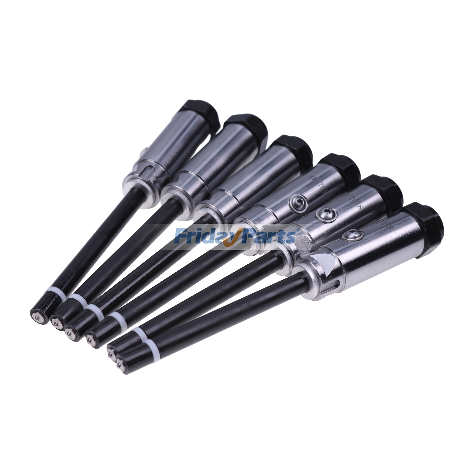 Lot de 6 injecteurs de carburant 4W-7018 0R-3422 pour moteur Caterpillar CAT 3208 3406 3408 3412 Chargeur 988B 992C 990 Tracteur 631D 633D 637D 639D 657E 8A 8U